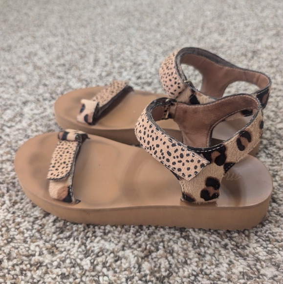 Madewell Maggie Cloudfoam Wedge Sandal in Spot Mix Calf - Picture 4 of 12